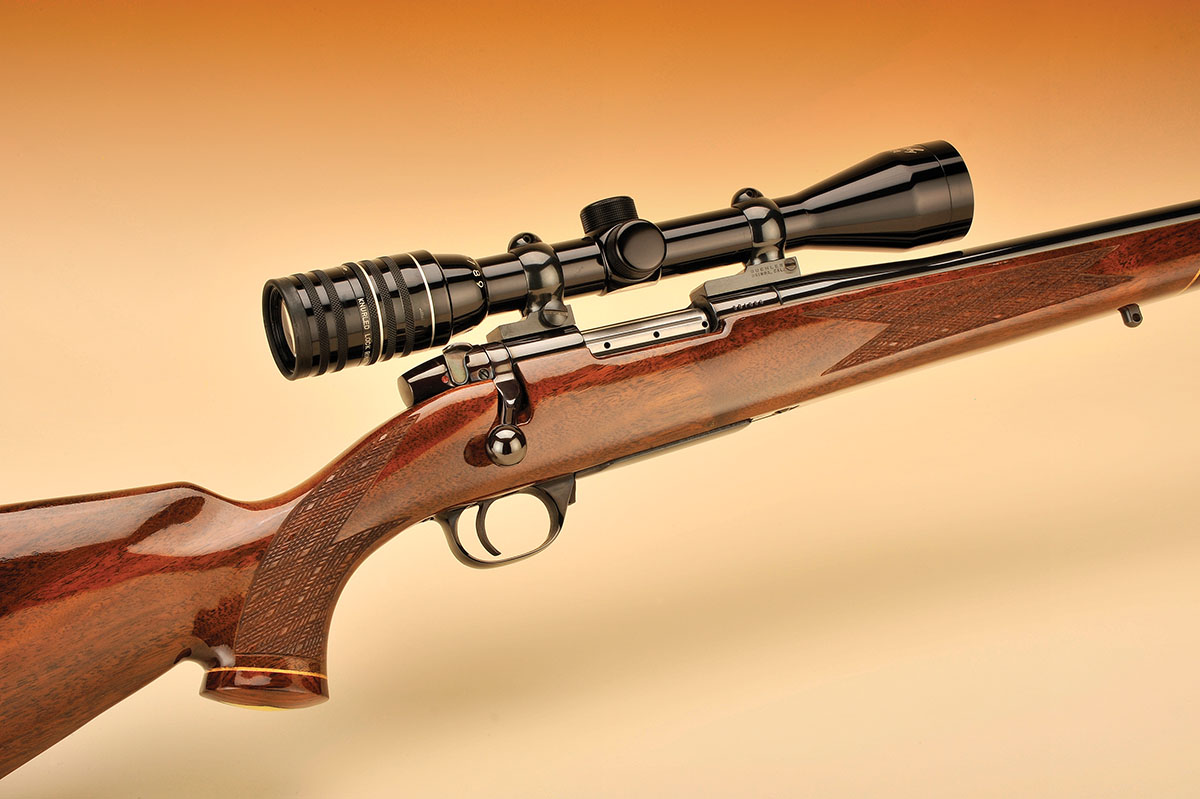 Weatherby’s Varmintmaster rifle has all the traits of its larger counterpart Mark V but is built on a shorter action.